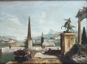 Among ruins